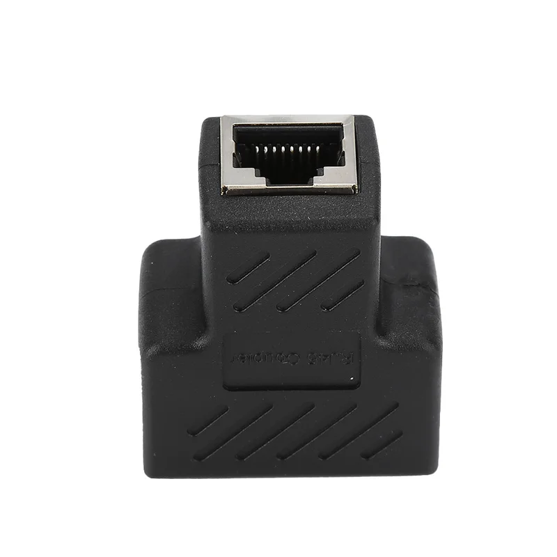 От 1 до 2 способа LAN Ethernet сетевой кабель RJ45 Женский адаптер разъём разветвитель для