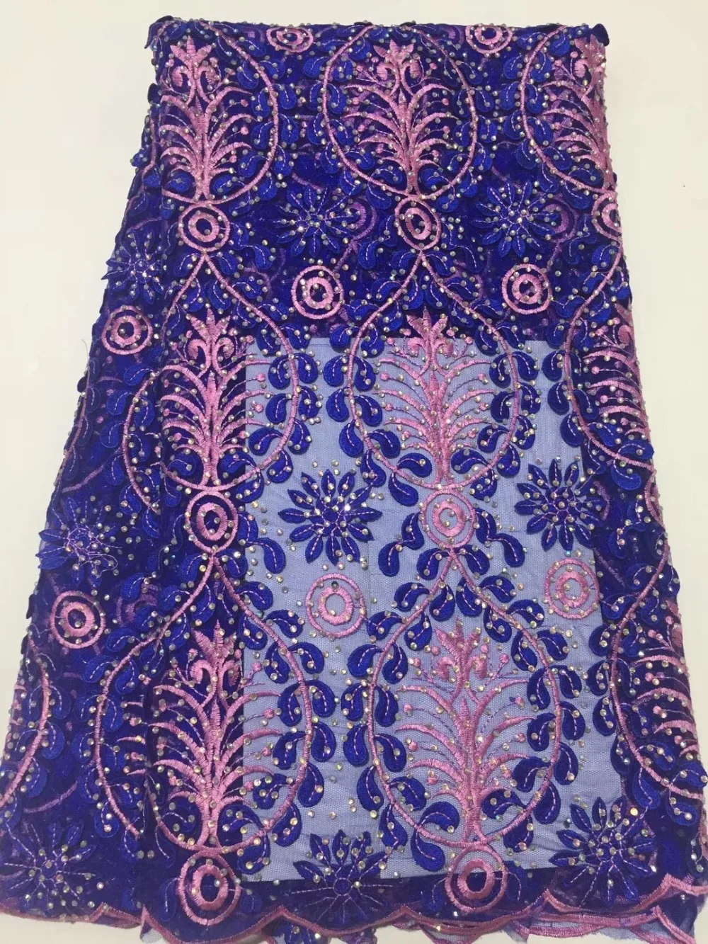 Высокое качество нигерийские кружева сеточка ткани 2018 Африканский французский