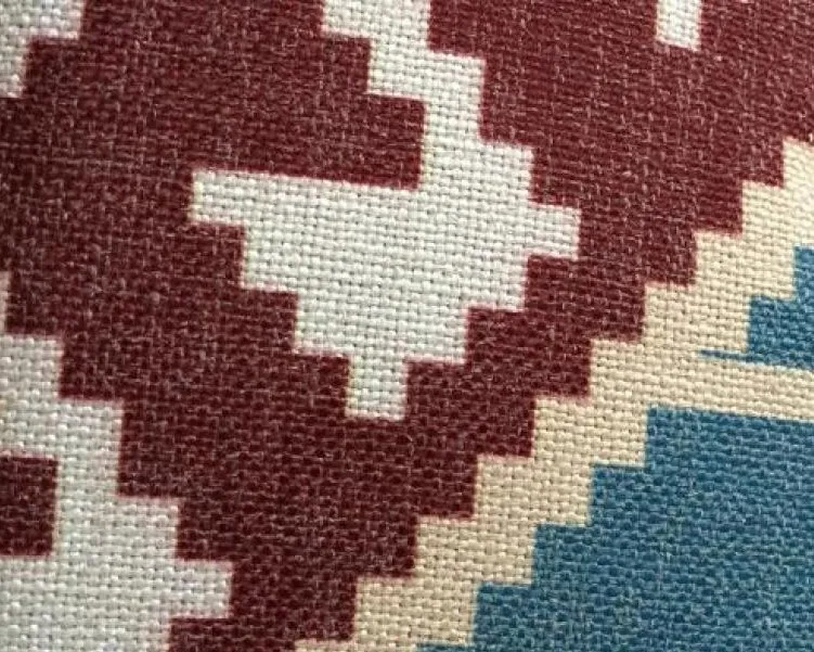Хлопковая льняная наволочка Kilim с геометрическим рисунком богемная винтажная