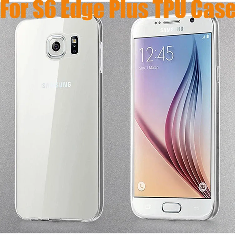 500x DHL Free For S6 Edge+ Best quality transparent clear soft tpu back cover case Samsung Galaxy Edge Plus Factory Price |
