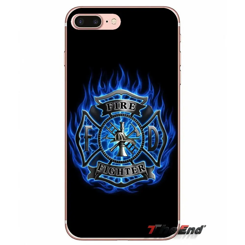 Для Huawei G7 G8 Ascend P7 P8 P9 Lite Honor 4C 5X 5C 6X Mate 7 8 9 Y3 Y5 Y6 II Pro Fire Department FD fighter Flames Case|case me|honor 4cmate |