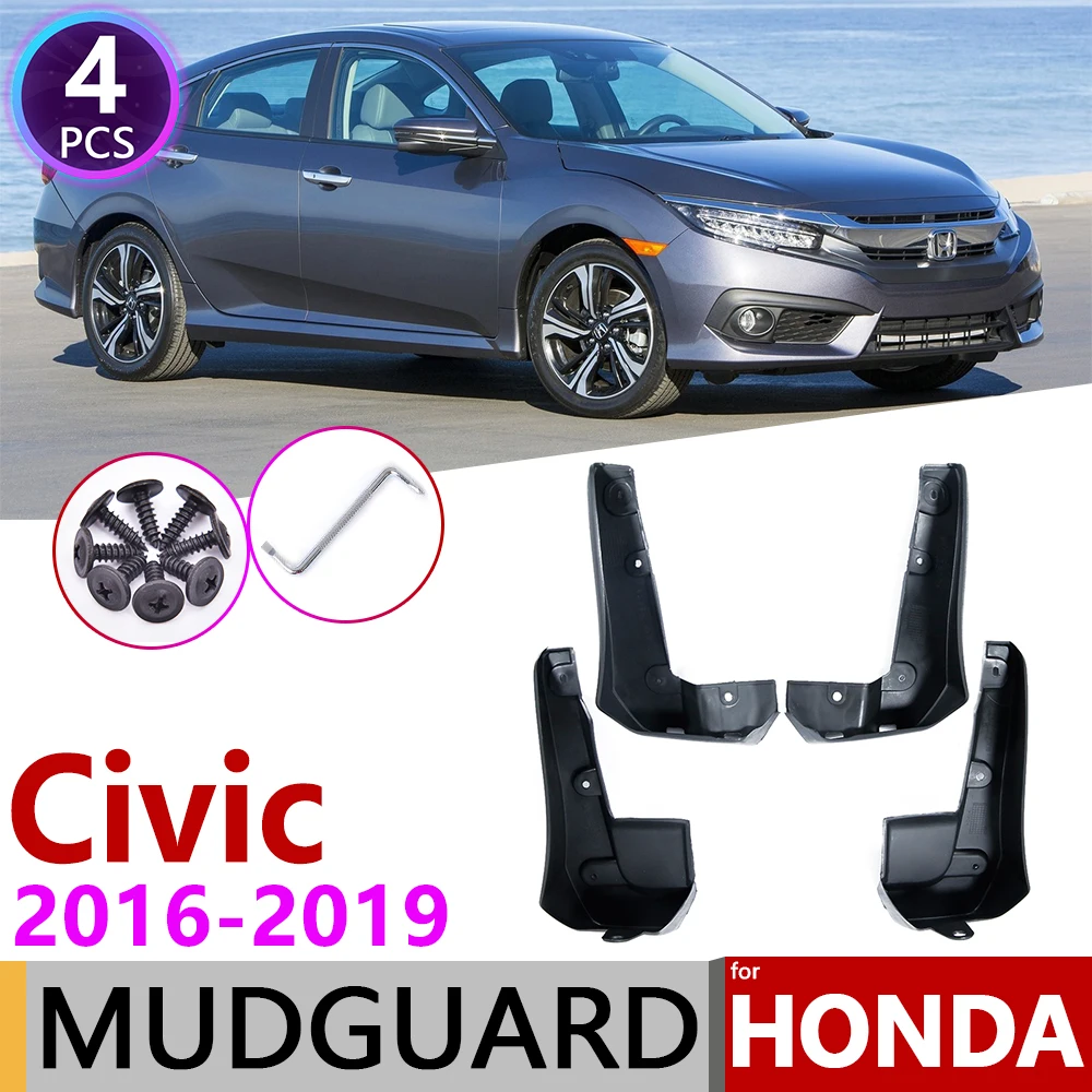 Для Honda Civic 2016 2017 2018 2019 FC FC1 FC2 FC5 крыло для автомобиля крылья брызговик аксессуары