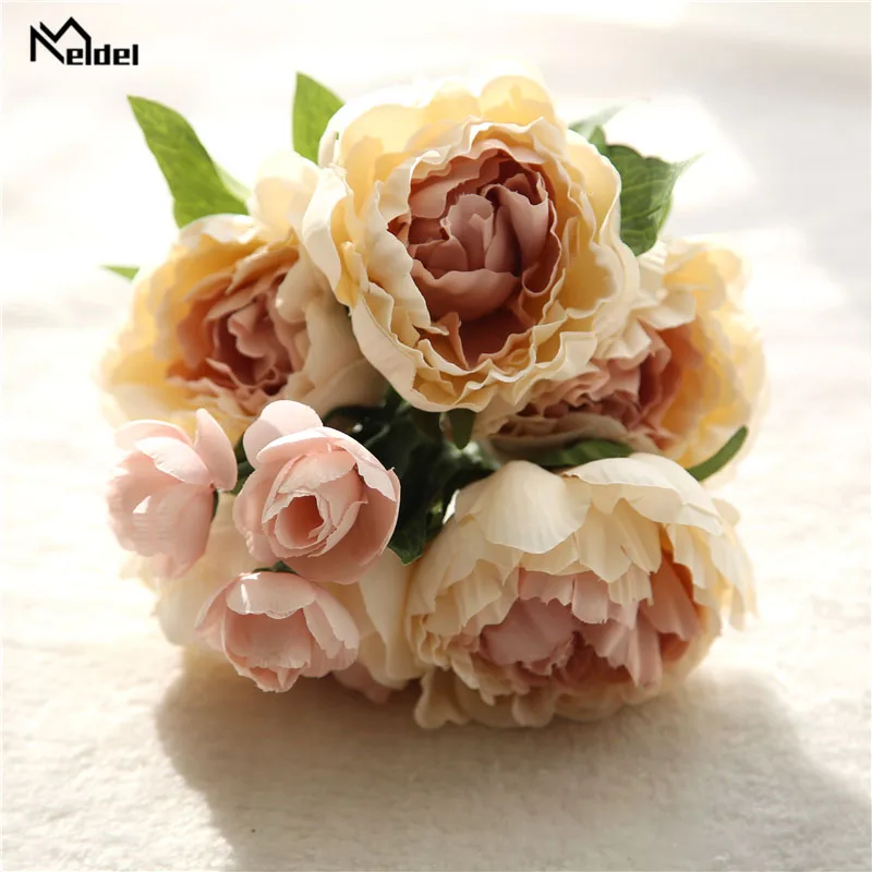 Цветок мелдель Тюльпан Свадебный букет невесты Искусственные тюльпаны цветы