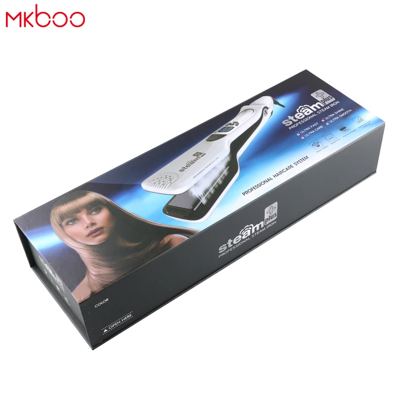MKBOO ЖК Электрический steampod Выпрямитель для Волос Плоский волос выпрямитель