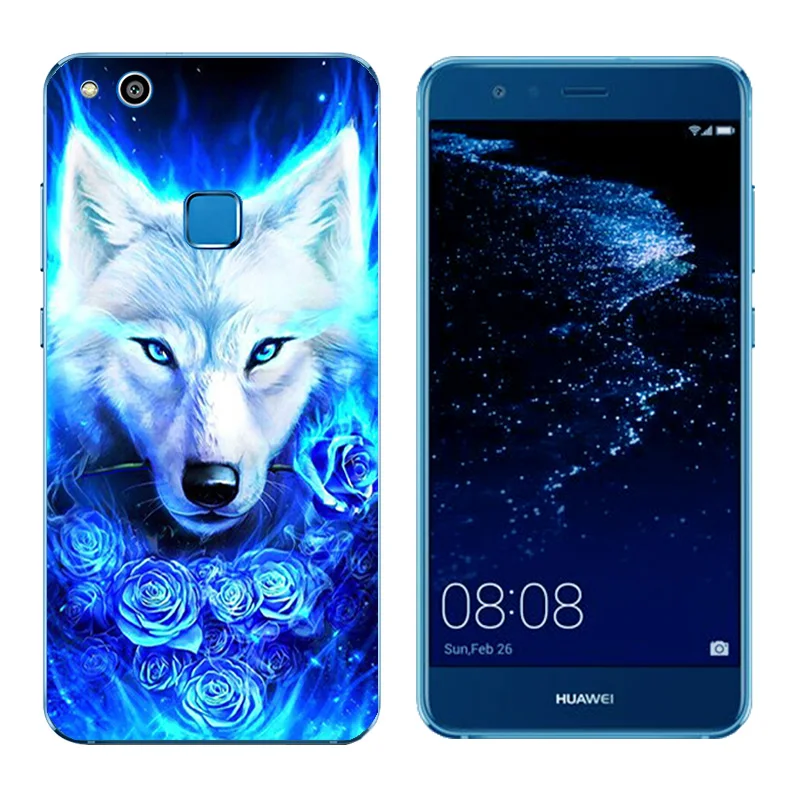 Чехол для телефона 5 2 дюйма Huawei P10 Lite прозрачный силиконовый чехол из ТПУ с узором