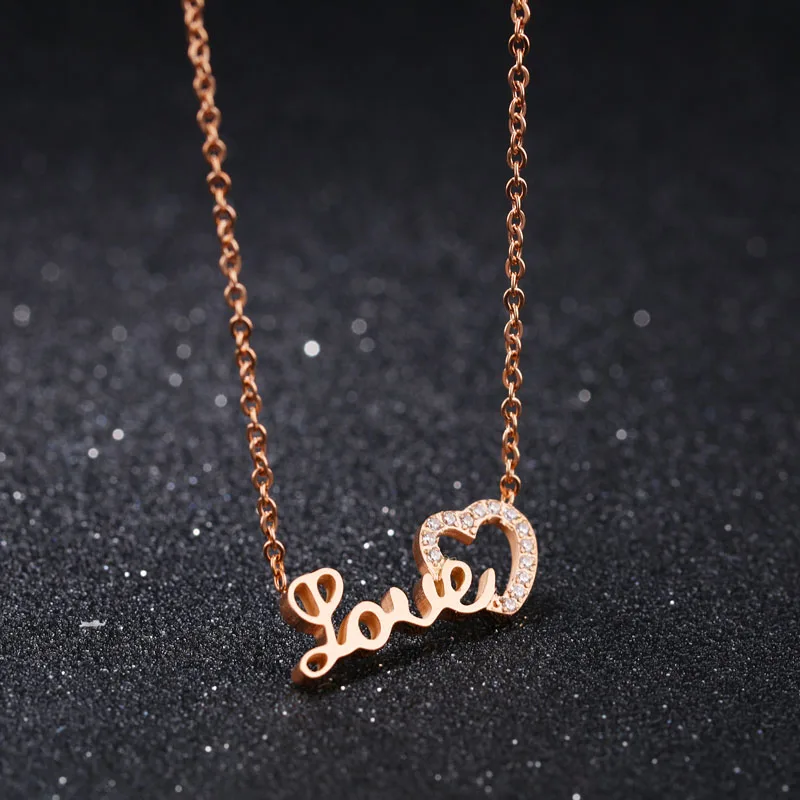 Fate Love милое ожерелье с сердцем Женские Ювелирные изделия Colar 2017 модные ювелирные