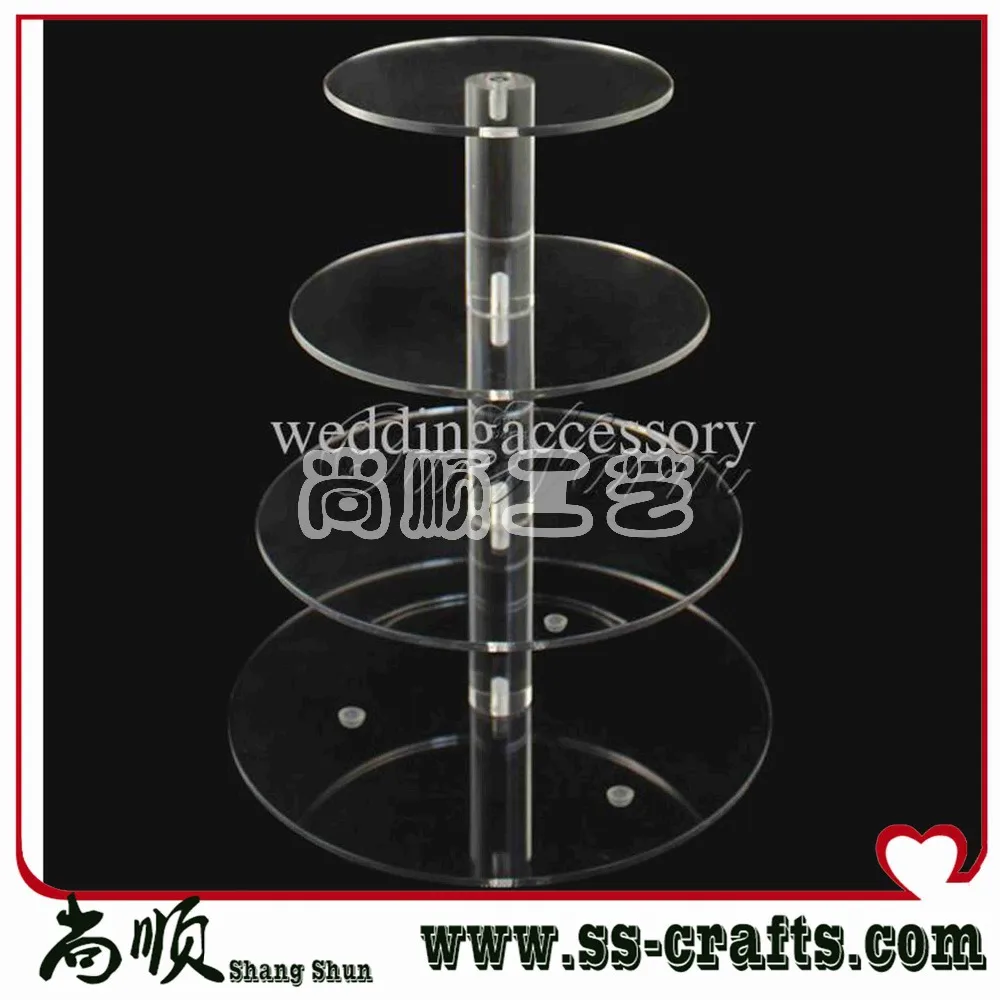 

4 tiers acrylic cupcake stands/ color plexiglass wedding cake diplay stands/perspex cupcake stands