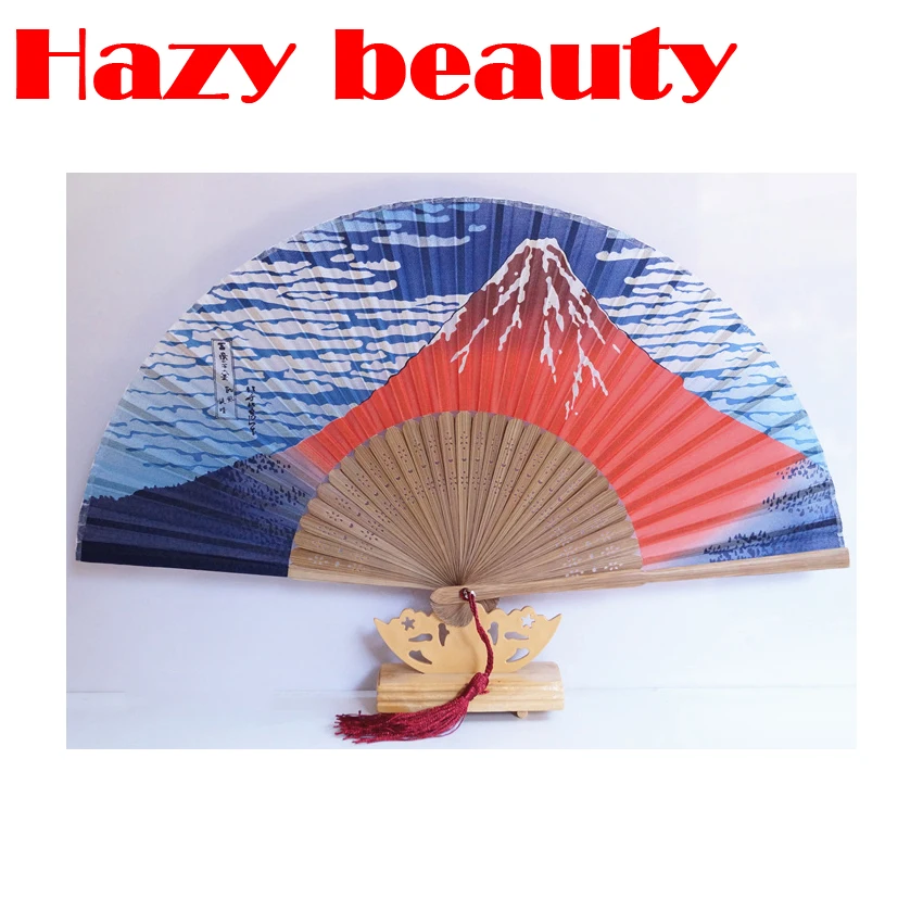 Японская вишня женский Шелковый Вентилятор японский веер бамбука болельщиков