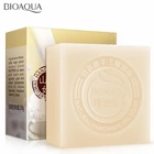 Козье молоко ручной работы масло мыло аллергия ремонт сокращение пор анти лечение акне, увлажнение Отбеливающее мыло для кожи ванна уход за волосами 100 г