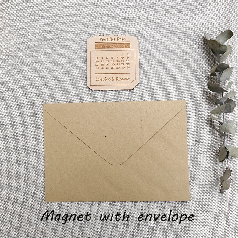 Personalized Wedding name and initials Save the Date Magnets Custom wood rustic Rings save date party favors gifts | Дом и сад