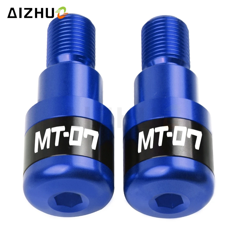 CNC Motorcycle Accessories Handlebar Handle Grips End Hand Bar Cap For YAMAHA MT07 MT-07 MT 07 FZ07 FZ 2014 2015 2016 17 | Автомобили и