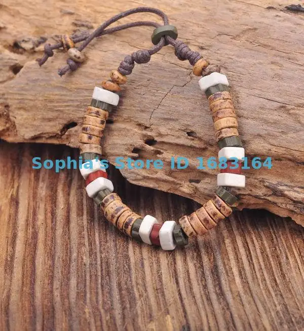 G164 C ручная работа, Конопляный серфер, искусственная керамическая глина, мужские бусины