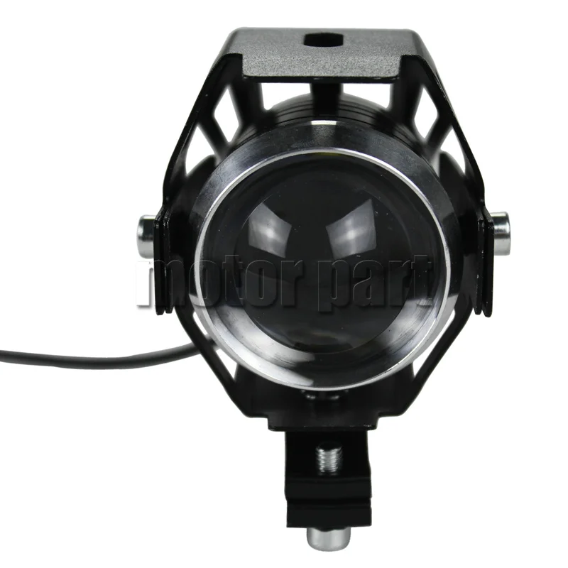 U5 Motorcycle Led Headlight Spotlight Driving Fog Spot Light Strobe Lamp Switch Moto Motorbike Accessories | Автомобили и