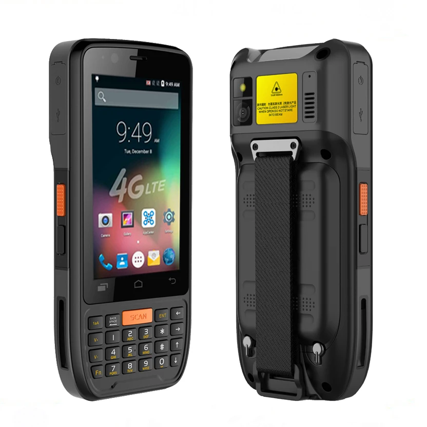 Портативный уличный мобильный ручной Смартфон Android 6 0 4G LTE hahdhold 2D сканер штрих