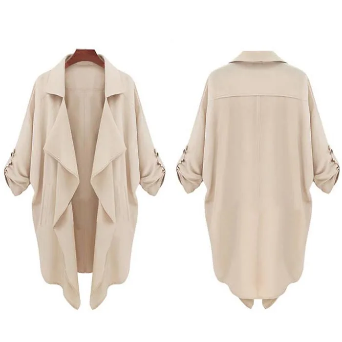 Ветровка женская осенняя однотонная цвета хаки|top coat manicure|coated fiberglasscoat sheep |