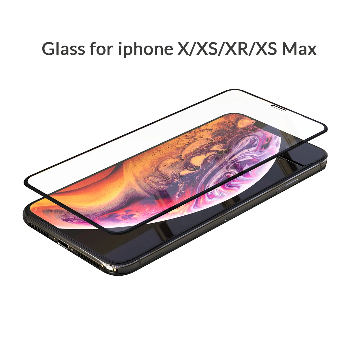 ORICO 3D полное покрытие закаленное стекло протектор экрана для iphone X XS XR на Max