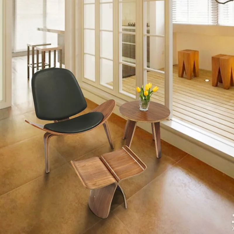 Деревянная мебель CH198 реплика вегнер три ноги CH07 shell стул | Мебель