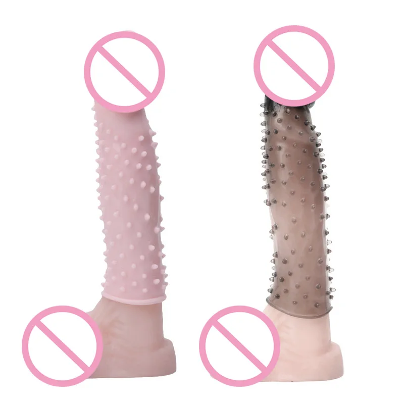 Силиконовый презерватив мужской удлинитель палка для взрослых массажер
