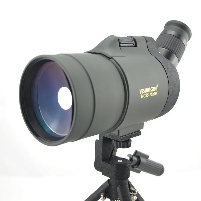 Visionking 25-75x70 водонепроницаемый MAK Zoom Зрительная труба для наблюдения за птицами дальняя мишень для съемки Зрительная труба со штативом