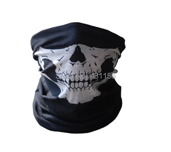 Новинка маска на половину лица для лыжного спорта велосипеда мотоцикла черепа