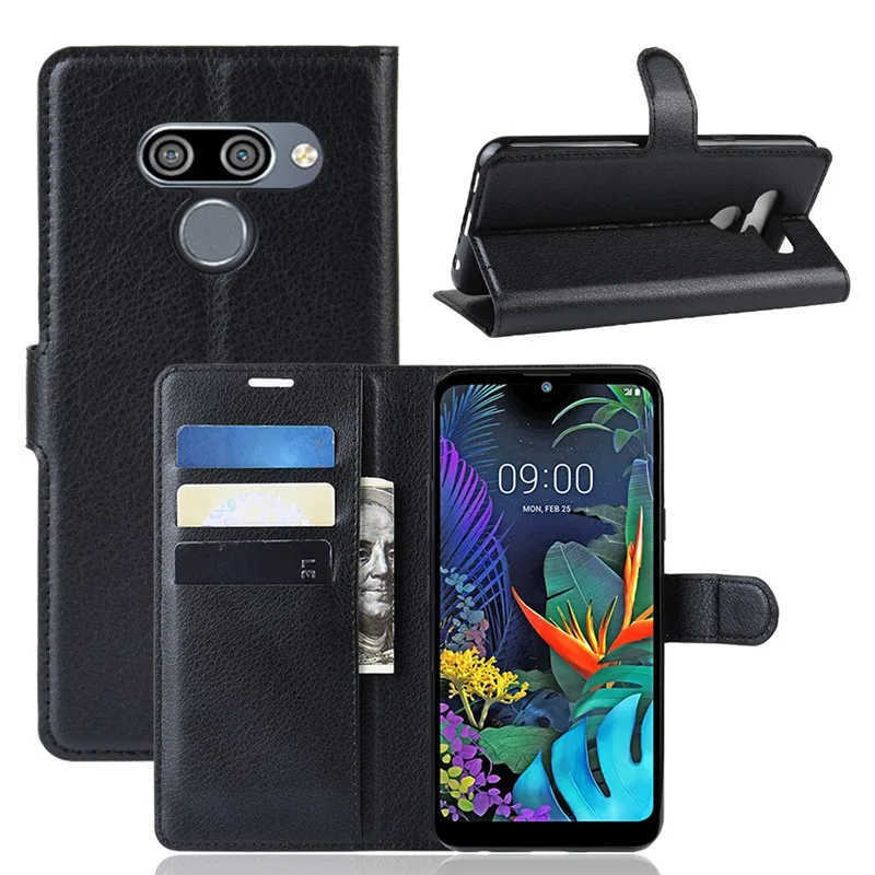 Чехол для LG K50 6 26 дюймов роскошный чехол из искусственной кожи с отделением карт