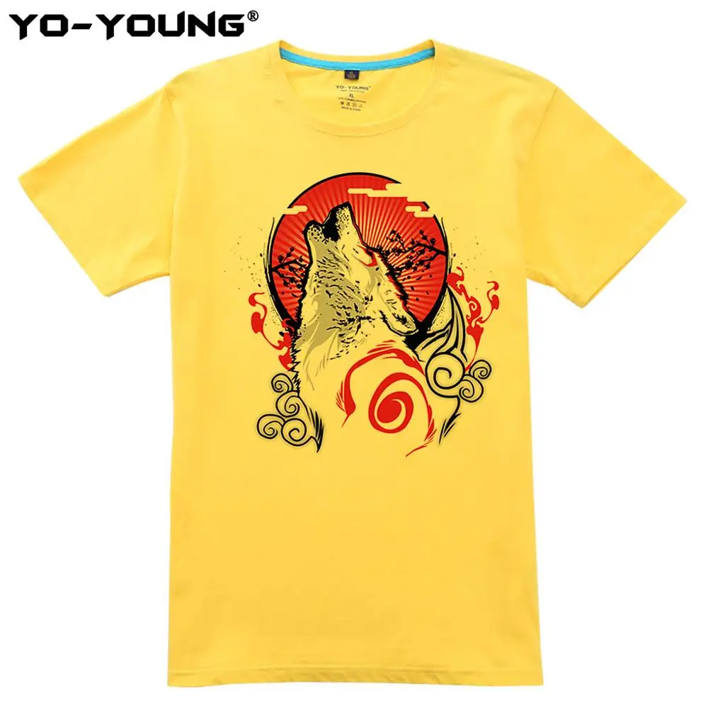 Yo Young аниме Harajuku Goddess Of The Sun футболки унисекс цифровой принт 100% хлопок