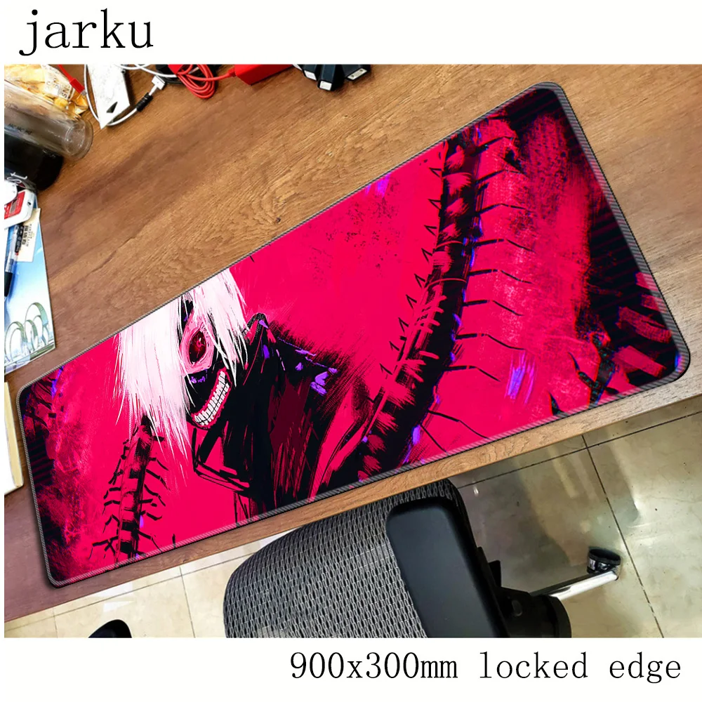 

Tokyo Ghoul pad mouse computador gamer mause pad 900x300X2MM padmouse big High quality mousepad ergonomic gadget office desk mat