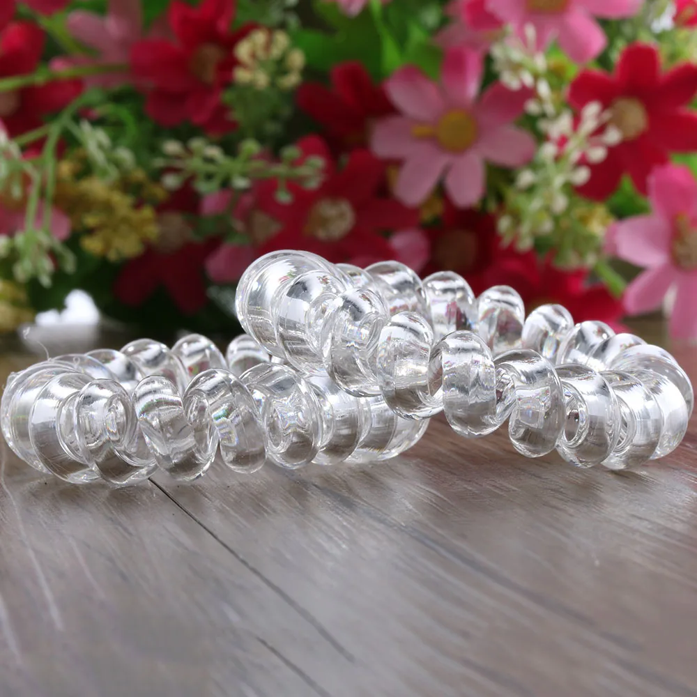 Модная простая резинка для волос 3 шт./лот женщин и девушек прозрачная эластичная