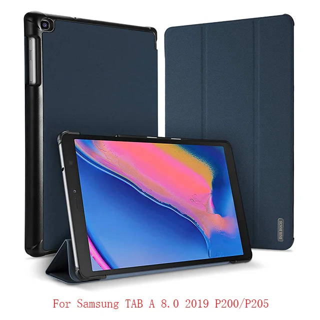 For TAB A 8.0 P200 DUX DUCIS из искусственной кожи чехол для samsung Galaxy TAB A 10,1 Магнитный чехол-книжка Smart Cover для samsung TAB A 8,0 A 10,5 - Цвет: For TAB A 8.0 P200