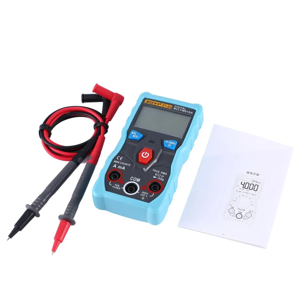 ZT-S3 4000 Data Transfer AC/DC Frequency Temperature Measurement Handheld 10A Digital Multimeter | Инструменты