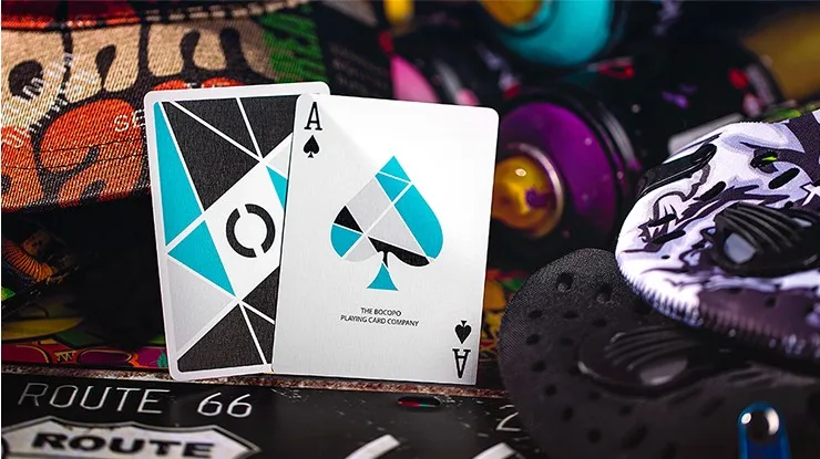 ITgimmick Cardistry Turquoise игральные карты покер|Волшебные фокусы| |