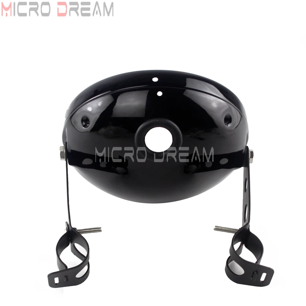 7 дюймовый черный мотоциклетный фонарь с креплением на голову кронштейн зажимом