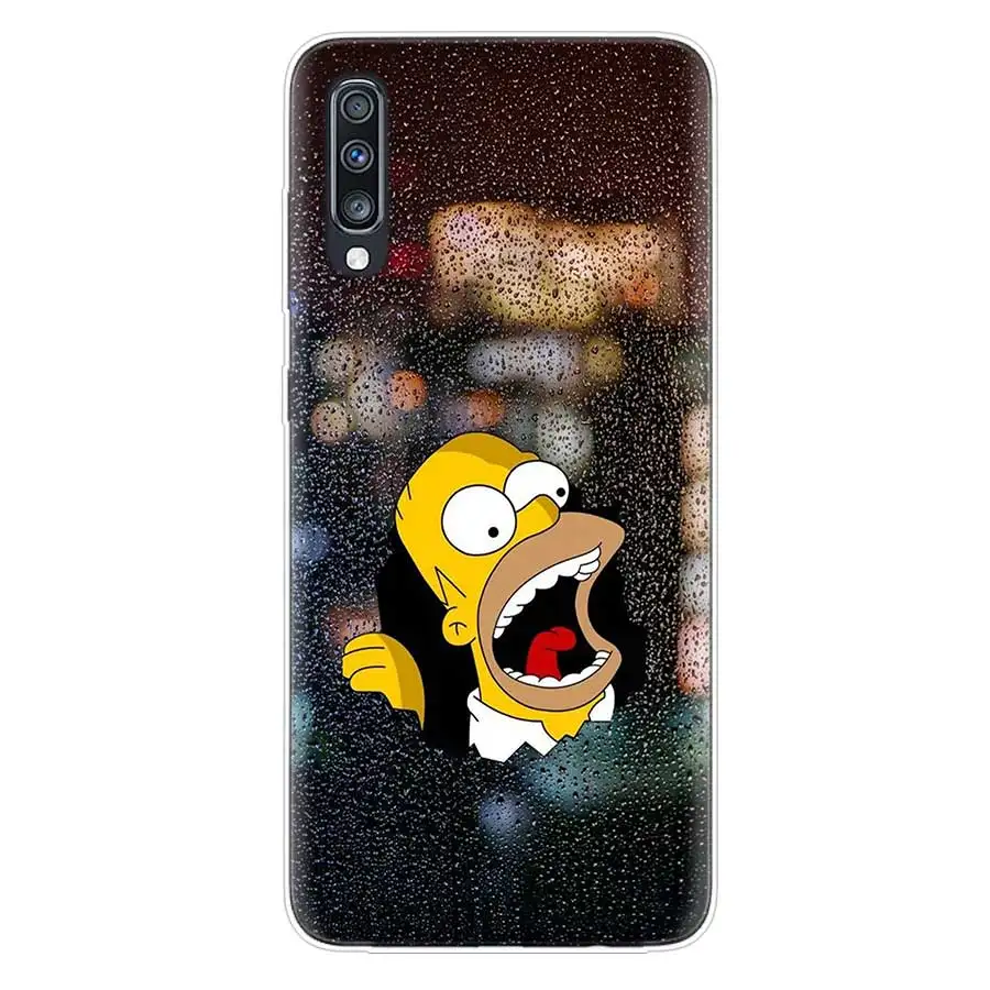 Homero Simpson Soft TPU Case For Samsung Galaxy S10 Plus S10E A70 A50 A30 M40 M30 M20 A60 A40 A20 A10 M10 A20E A80 Cover |