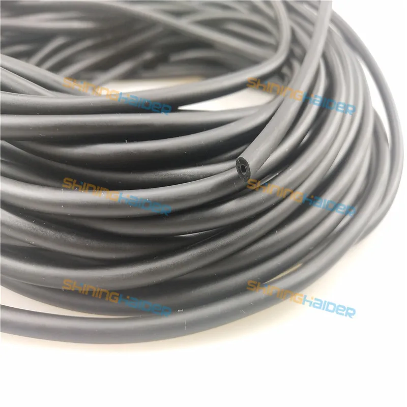 Бесплатная доставка 30m ID5mm OD8mm 5*8mm черный фторкаучуковый шланг ФКМ фторкаучуковая