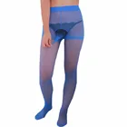 Женские колготки с мешочком для пениса, соблазнительные сексуальные колготки с презервативами, прозрачные колготки для мастурбации, эластичные Чулочные изделия