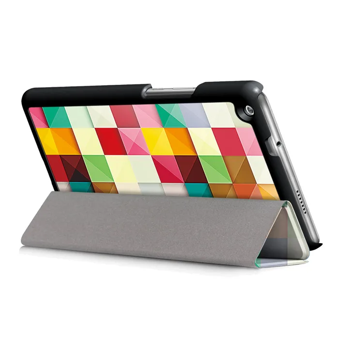 Закаленное стекло Защитная пленка+ PU Чехол-подставка для huawei Mediapad M3 Youth Lite 8 CPN-W09 CPN-AL00 " планшет