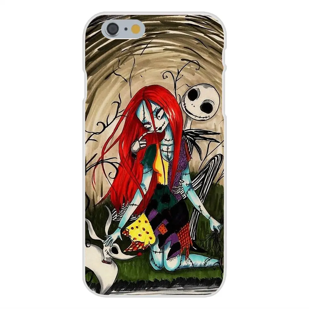 Для Apple iPhone 4 4S 5 5C 5S SE 6 6S 7 8 Plus X XS Max XR TPU Модный Оригинальный милый Джек Салли |