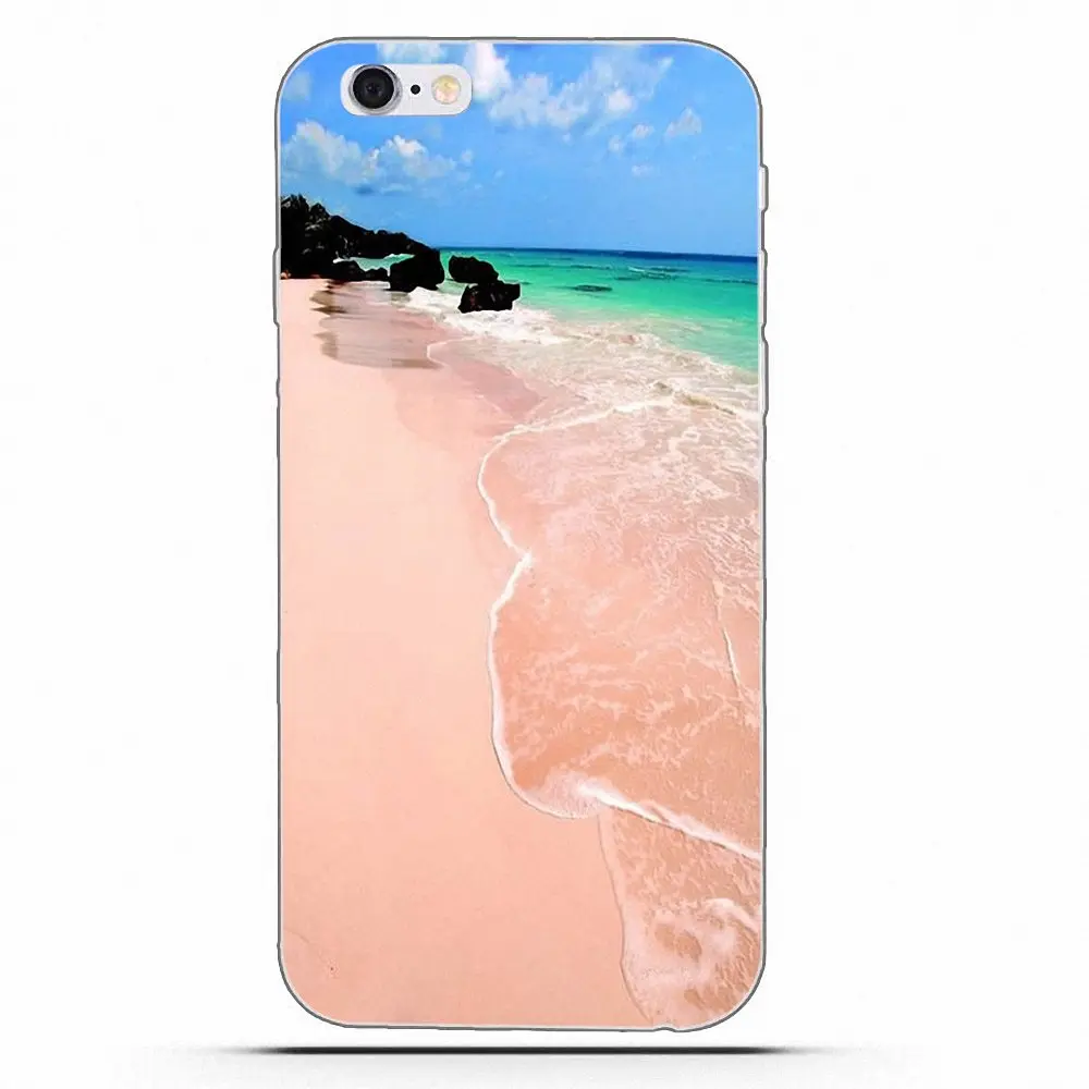 Пляжное море лучший друг Bff мягкий TPU мобильный чехол для Apple iPhone 4 4S 5 5C 5S SE 6 6S 7 8 Plus X