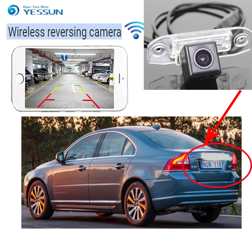 YESSUN для Volvo S80 S80L 2012 2013 2014 резервная камера заднего вида автомобильная