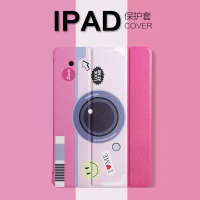 Мультяшная камера ультра тонкий умный чехол для iPad Air 1/2 NewiPad 2017 234 mini