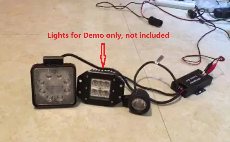 Светодиодная лампа для мотоцикла беспроводной Радиочастотный дистанционный