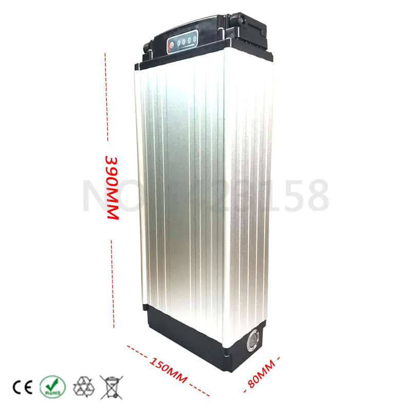 48 V 1000 W 1500 W литиевая батарея 48 V 30AH задняя стойка электрическая велосипедная батарея 48 V 30AH ebike батарея использовать сотовый телефон LG с задние фонари