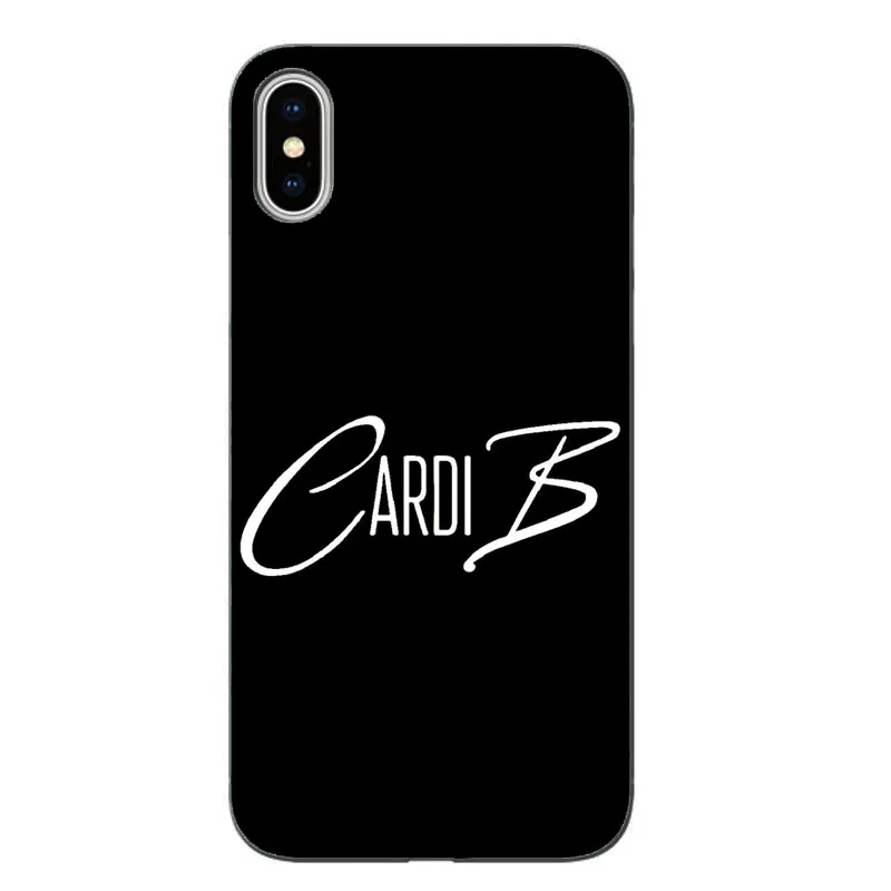 Модные мягкие ТПУ чехлы Nova Cardi B с язычком чехол для телефона iPhone 5 11 11PRO MAX SE 6 6S Plus 7