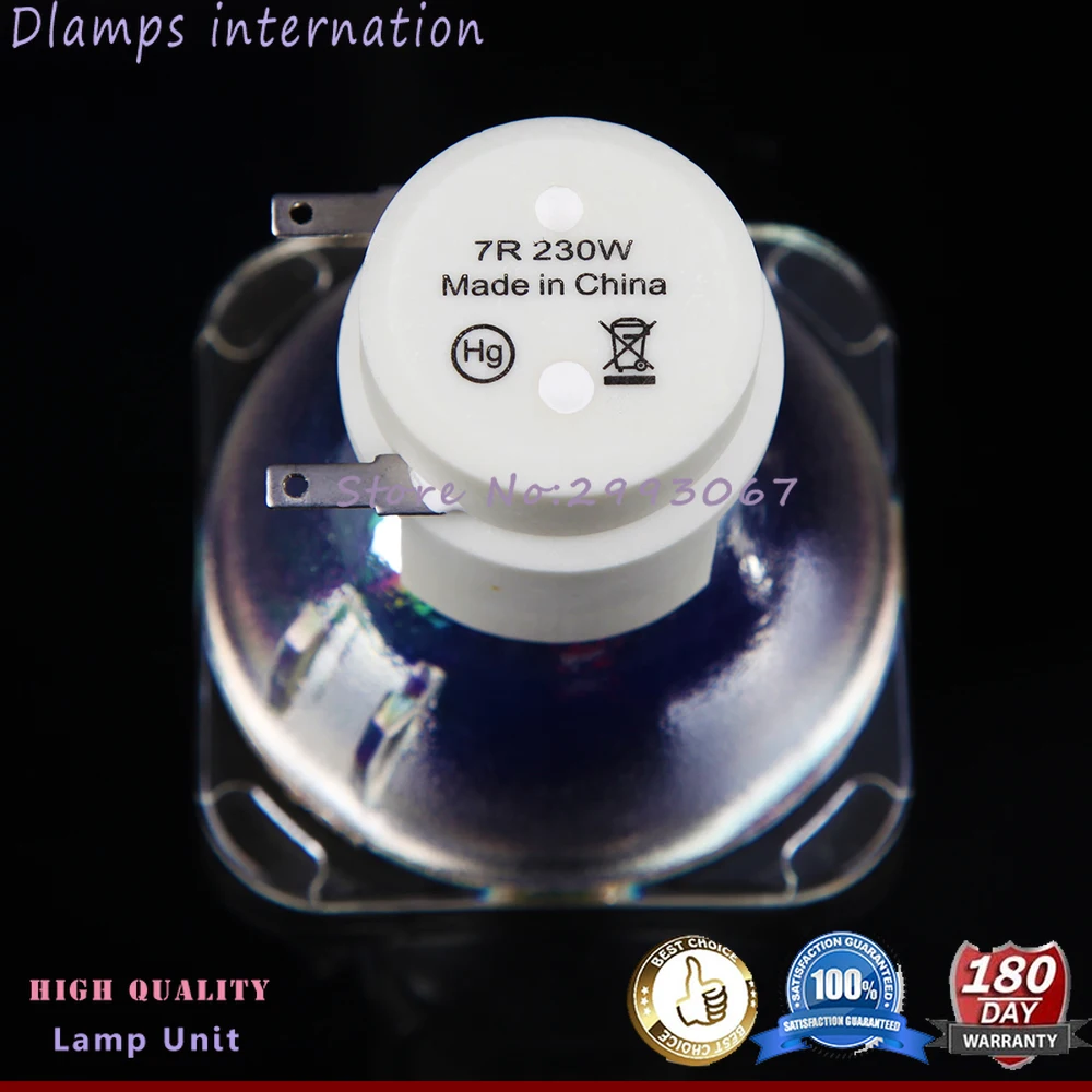 Original quality 7R 230W Metal Halide Lamp moving beam lamp 230 beam 230 SIRIUS HRI230W