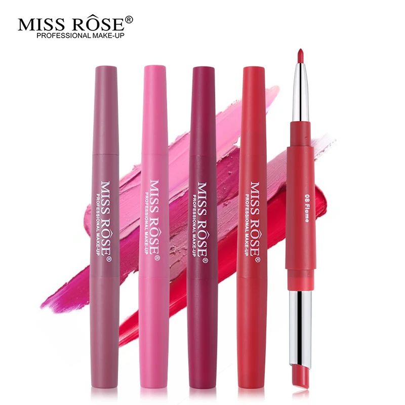 Губная помада Miss Rose набор карандашей для губ 4 цвета Шелковистые матовые помады