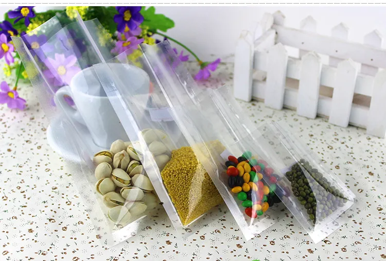 Прозрачный вакуумный пакет с открытым верхом пластиковый для упаковки продуктов