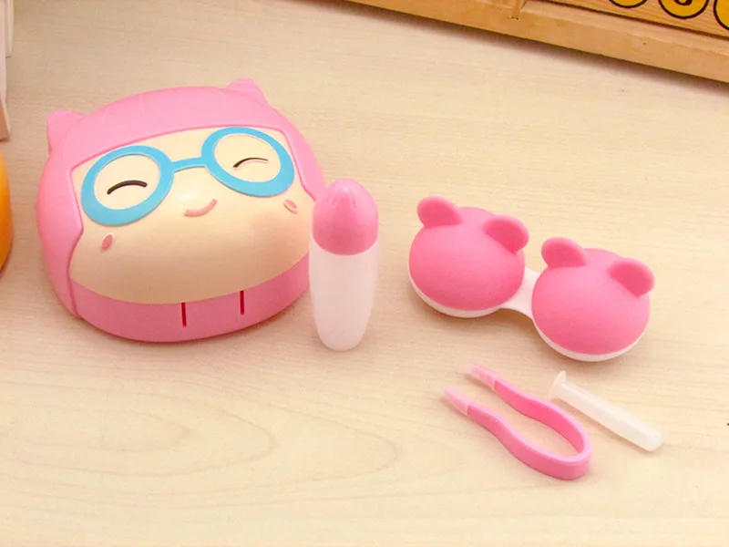 LIUSVENTINA/подарок для девочек милый чехол контактных линз маленькой девочки