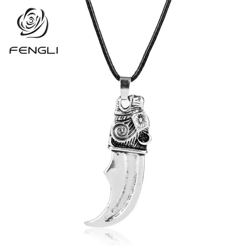 Винтажное ожерелье с шипами FENGLI пират Ретро подвеска амулет языческий Talisman