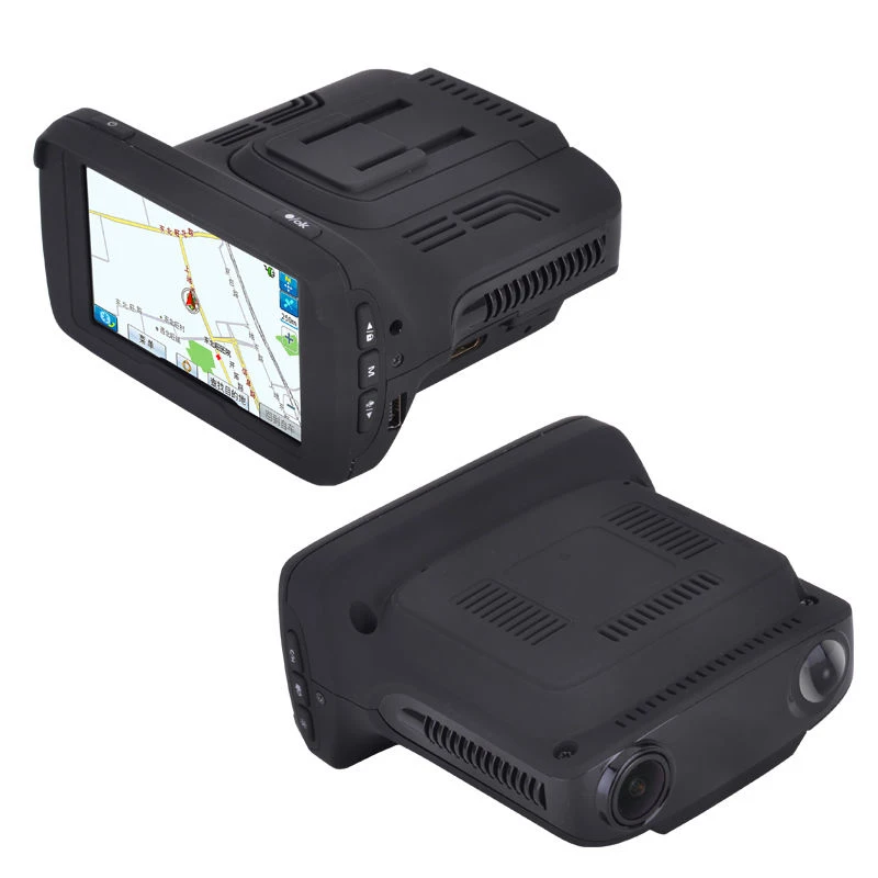 2.7 Inches HD Car DVR Dash Cam Car Video Recorder Anti Radar Detector Alarm Speed Control GPS Navigator Track Driving Recorder