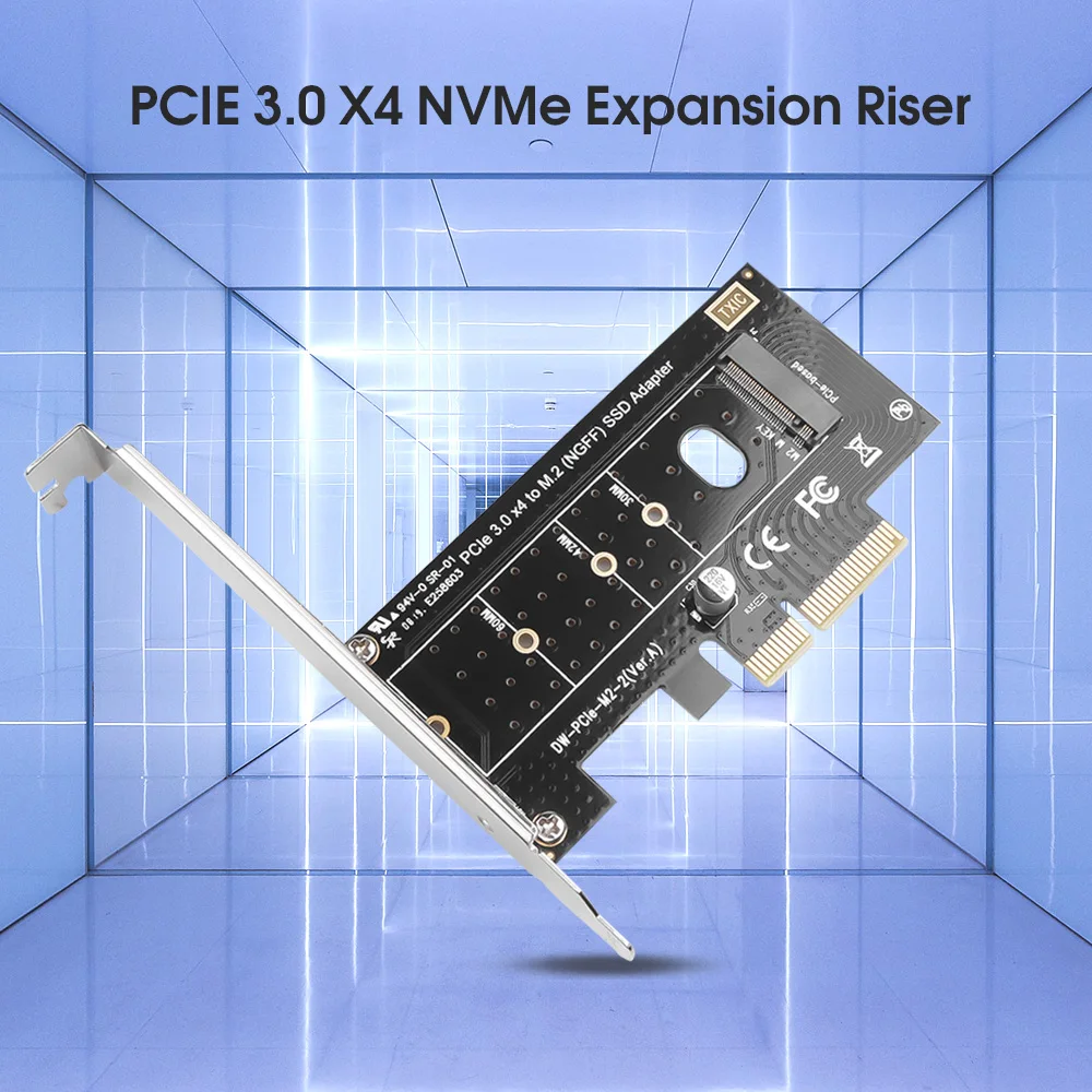 Kebidumei M.2 NVMe SSD NGFF к PCIE X4 адаптер M Key интерфейсная карта поддержка PCI Express 3 0x4 2230-2280 PCI-E